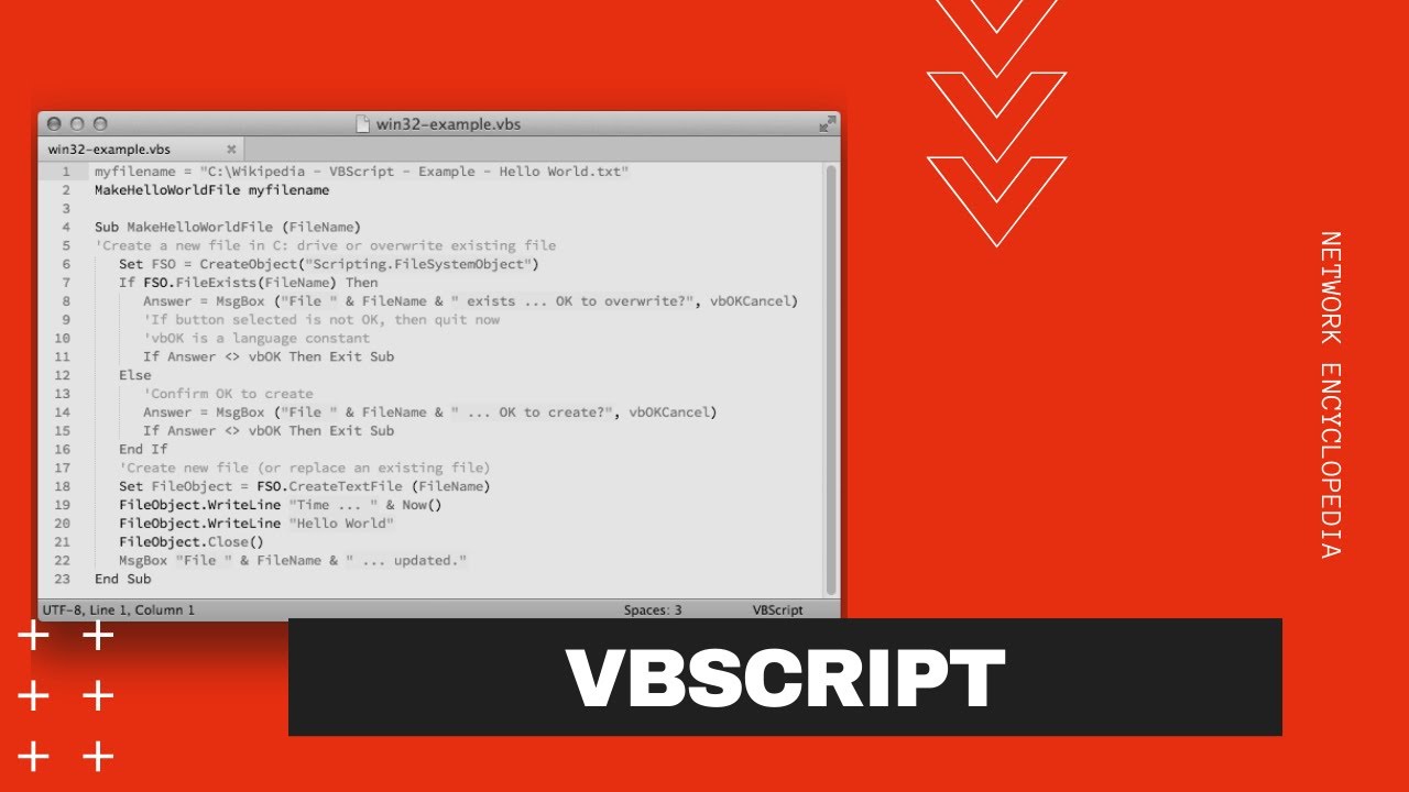 VBScript (Visual Basic Script) - Network Encyclopedia - YouTube