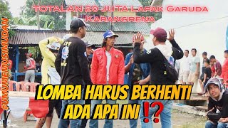 Lomba Harus dihentikan‼️Babak 3 Sisa 90 Merpati totalan 20 juta Lapak Garuda Karangrena.