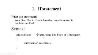 selection structures, if statement with flow chart and example