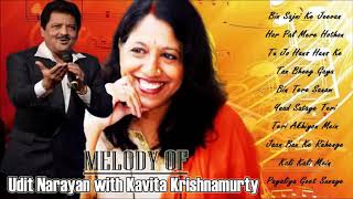 Udit Narayan and Kavita krishnamurthy hit Song♤Best Collection Of Udit Narayan♤Best evergreen songs
