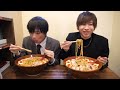 大食いユーチューバーと3.5kgラーメン早食い対決！【しのけん】