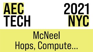 McNeel, Compute | AECtech 2021 NYC