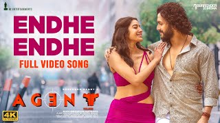 Endhe Endhe Video Song [4K] | Agent | Akhil Akkineni,Sakshi Vaidya | Surender Reddy | Hiphop Tamizha