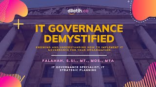 Webinar IT Governance Demystified dilatih.co