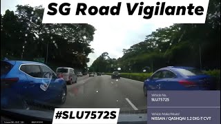 24jul2020 pie #SLU7572S nissan qashqai changing lane without checking \u0026 hit cam car