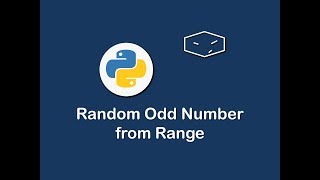 random odd number from range in python 😀