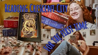 Reading Crescent City for the first time!! 👑🧜🏻‍♂️🐺🌘