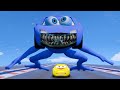 Epic Escape From The Lightning McQueen Blue Frog Mutant | McQueen vs McQueen Blue Frog Mutant | GTA5