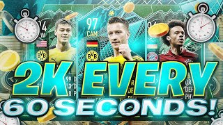 OMG! 2K EVERY 60 SECONDS FIFA 22 BEST TRADING METHOD (FIFA 22 SNIPING FILTERS & FLIPPING)