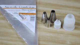 COMO COLOCAR ADAPTADOR E BICO DE CONFEITAR NO SACO DE CONFEITAR - Bru na Cozinha