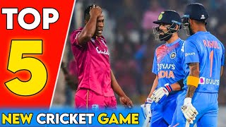 Top 5 Best Cricket Games For Android 2022 | High Graphics IND vs WI Series 2022 Cricket Games