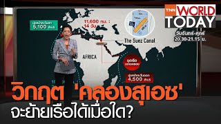 วิกฤต 'คลองสุเอซ'จะย้ายเรือได้เมื่อใด?  l TNN World Today