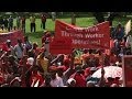 S.Africa's largest union marches to protest new labour law