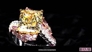 5.03ct IF Yellow Diamond Cossover Argyle Pink Diamonds 完美無瑕天然黃鑽 - Kowloon Diamonds｜九龍鑽石行