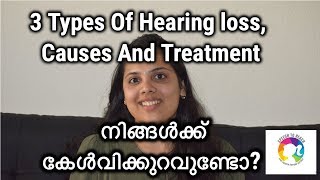 കേൾവിക്കുറവിന്റെ കാരണങ്ങളും പരിഹാരവും Types Of Hearing loss, Causes and Treatment In Malayalam