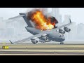 Extreme Landing Military Airplane C-17 Incredible Situation In The World | X-Plane 11