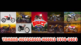 Yamaha's Motocross Models A Visual History 1970-2021