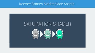Saturation Shader for GameMaker: Studio