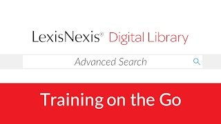 Advanced Search on Digital Library - Show Me How Video Series