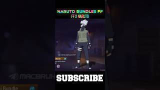 KAKASHI BUNDLE FF🥷🏻JIRAYA AND SAKURA BUNDLE FF #shorts #freefire