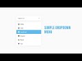 How To Create Dropdown Menu Using CSS & JavaScript | Dropdown Menu
