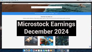 Microstock Earnings | December 2024