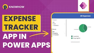 Create an Expense Tracker App using Power Apps without any Coding !