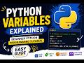 Python Variables Explained | Beginner Python Programming Tutorial (Easy Guide)