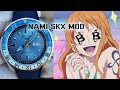 One Piece SKX mod - Nami | Custom made hand and laser engraving