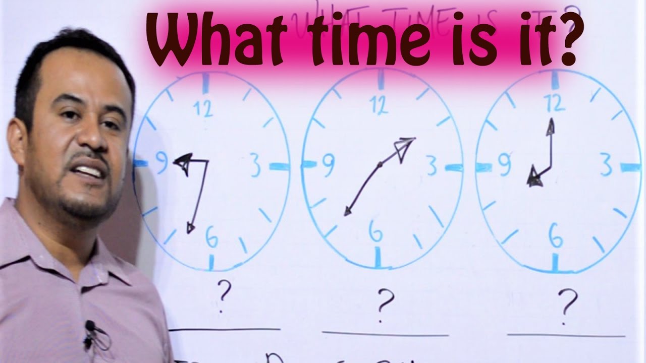 Como Decir La Hora En Ingles | Vlr.eng.br