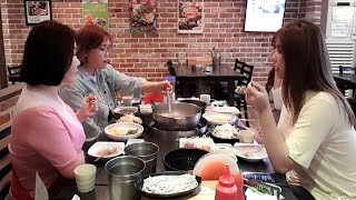 [먹방] 아걸즈X결혼여왕님 과 함께 채선당 샤브샤브 / Eating Show