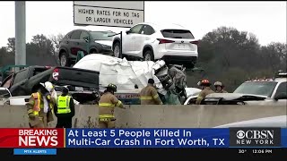 Several People Killed In Texas Pile-Up