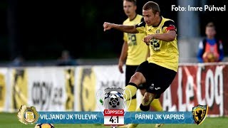 27. voor 2017: Viljandi JK Tulevik - Pärnu JK Vaprus 4:1 (2:0)