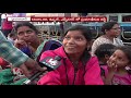 public rush continues at bus stops empty roads due to sankranthi effect in hyderabad v6 news