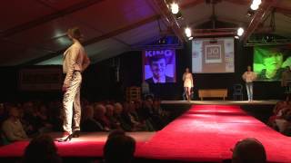 Jo Fashion op de catwalk in Rouveen