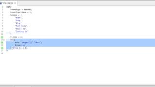 PHP5, HTML & CSS Web Project | Comparing While with Do-While Loop | Part-28