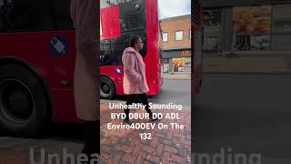 Unhealthy Sounding BYD D8UR DD ADL Enviro400EV On The 132#busspotting #fortheloveofbuses #travel