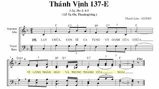 Thánh Vịnh 137-E (Lễ Tạ Ơn, Thanhsgiving) - Thanh Lâm (Bè chính)