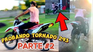 Probando Honda Tornado 293 (Cuelgues, Derrapes y Velocidad máxima en Ruta)