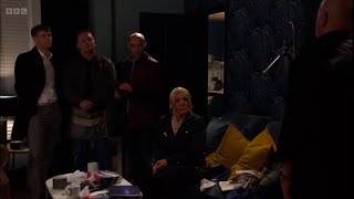 Eastenders Sharon goes with Phil to find Nigel for company as he has had a hard time lately scene