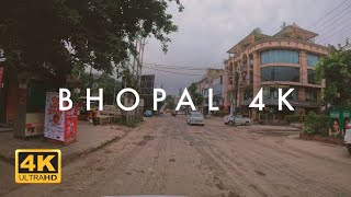 Driving Bhopal 4K - Arera colony to Shahpura in monsoon