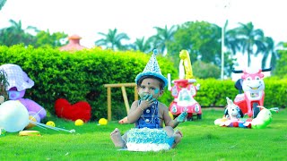 SREE KRITI Pre Birthday Shoot - Cake Smash