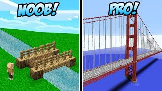 JEMBATAN NOOB VS JEMBATAN PRO YANG PERNAH ADA DI MINECRAFT!