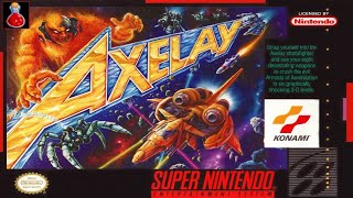 [원코인하고싶은아재] 가정용 게임기(SNES)로 이런 멋진 슈팅 게임을 즐길 수 있었다니...코나미 어쩌다 그리 되었소...Snes(슈퍼패미컴)용 액슬레이(Axelay)입니다.