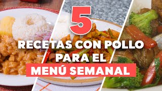 ¡5 deliciosas recetas con pollo fáciles y económicas! | Buenazo!