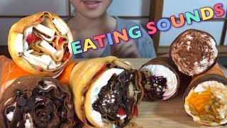 《Eating sounds/No talking》Japanese crepes!クレープ!《ボツ/途中まで/字幕なし》