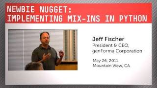 Implementing Mix-ins in Python