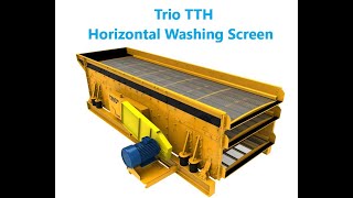 Weir Minerals Trio TTH Screen - Horizontal Washing Screen - Elliptical screen - Fine sand prodution