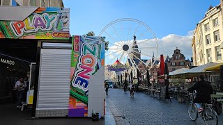 XXL MEGA Opbouw Kermis / Aufbau Kirmes / Kermis Nijmegen 2024 Vrijdag Dag 3