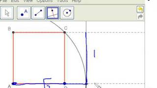 Construct Root Rectangles using GeoGebra
